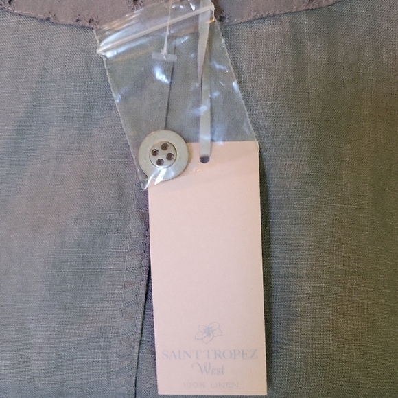 Saint Tropez West Sky Blue Utility Jacket - Picture 4 of 5